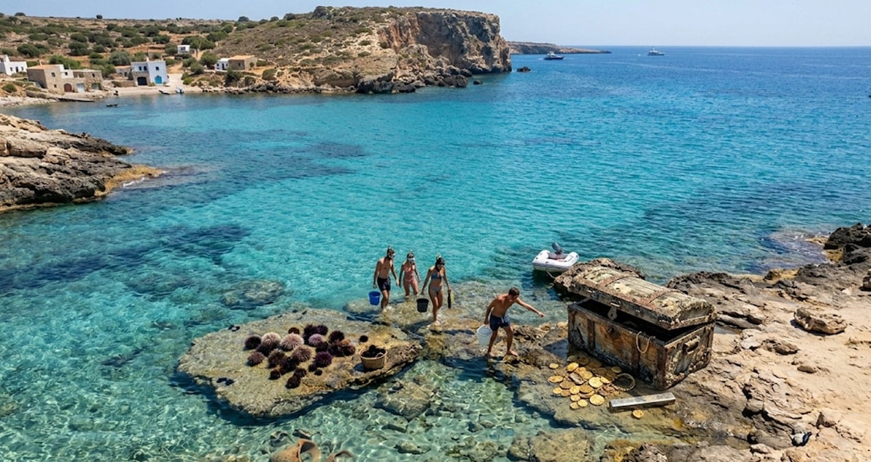 Deniz Kestanesi Avında Antik Roma Hazinesi Keşfedildi